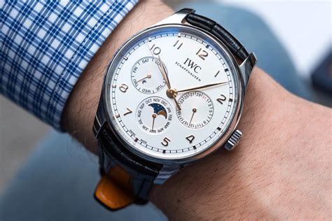 replica iwc perpetual|Hands.